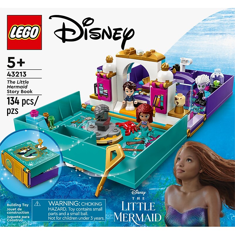 LEGO Disney Princess The Little Mermaid Story Book, 134 Pieces (43213) image 1