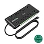 Plugable 12-Outlet 4320 J Surge Suppressor, 6 ft., Black (PS12-USB2B)~#|#~E247EE21-EB4D-4ED8-AB2738A50599ECA9_sc7