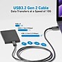 CODi 3' USB-C Power Cable, Male to Male, Black (A01150)~#|#~E24A6971-276F-4C9E-ACBD104B75BA1005_sc7