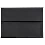 JAM Paper A6 Invitation Envelope 4 3/4" x 6 1/2", Black Linen, 100/Pack (68999d)~#|#~E252D78E-E452-446C-90001E820B1026C9_sc7