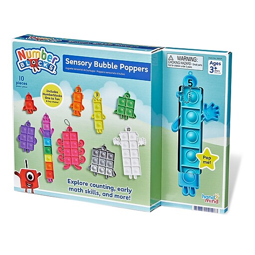 hand2mind Numberblocks Sensory Bubble Poppers (96929) | Staples