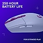 Logitech G305 Lightspeed Wireless Ergonomic Optical Gaming Mouse, Lilac (910-006020)~#|#~E256B2B2-3515-433A-8B1729003A7952BE_sc7