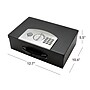 Excello Brands Steel Cash Box with Digital Combination and Key Lock, 1 Compartment, Black (CHBX-6108-DG)~#|#~E25A6827-1A01-4632-A5CC4D3336659751_sc7