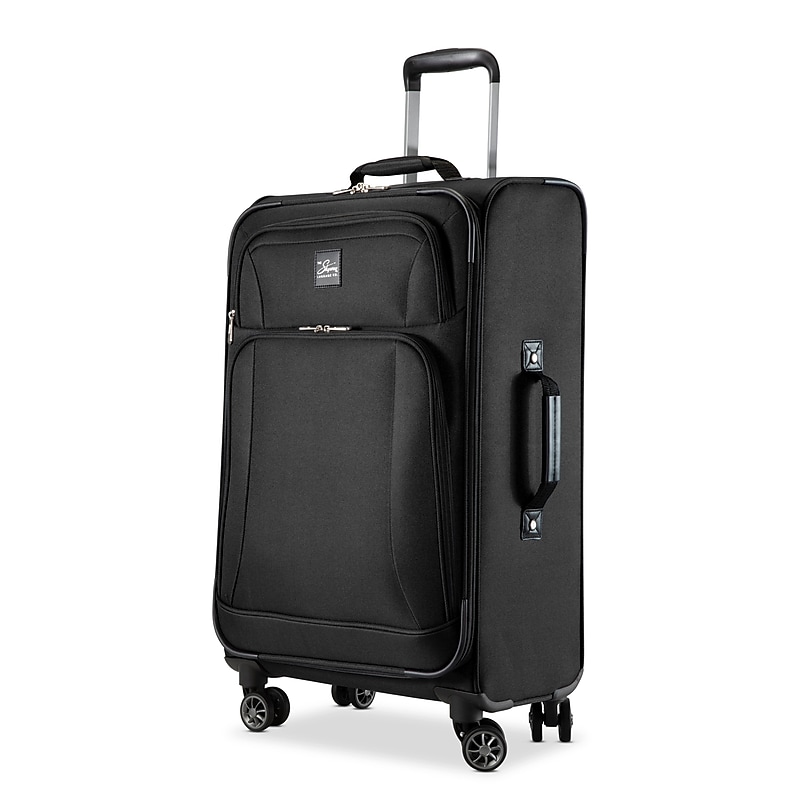 Skyway Luggage Epic 24" Suitcase, 8-Wheeled Spinner, Black (450-24"001-4VP) image 1