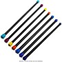 Jfit 30lb. Weighted Workout Bar with Rubber Pad, Black/Dark Blue (J-RPWB30)~#|#~E25CE472-729A-4435-B071B53A83DC29BC_sc7