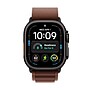 Apple Watch Ultra 4 GPS + Cellular Smartwatch, 49mm, Black Titanium Case with Burgundy Alpine Loop, Medium (MJC14LS/A)~#|#~E25F1F4B-D181-4963-AAA2D823E3A3291B_sc7
