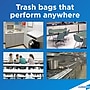 Glad 13 Gallon Trash Bag, 8.5"x8.5", Low Density, .72 mil, White, 100 Bags/Box (CLO 78526)~#|#~E2634AA4-00D1-4CE7-813D396D72D67FC3_sc7