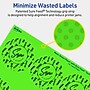 Avery Laser/Inkjet Multipurpose Circle Labels, 2.5" Dia., Neon Green, 180/Pack (94502)~#|#~E26B841F-7827-4043-AA318557CFC1E360_sc7