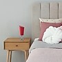 Creekwood Home Chrome Slanted 12.4" LED Table Lamp, Red (CWT-1012-RE)~#|#~E26F5087-FC8D-496B-9100CB6D29F0EE8B_sc7