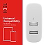 Staples TECH USB-A Wall Charger, 24W, White (ST62318)~#|#~E2715582-0B3E-467C-9ADAA397A349F690_sc7
