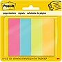 Post-it® Page Markers, 7/8" x 2 7/8", Assorted Colors, 200 Sheets (671-4AU)~#|#~E2785CDC-6EA5-4DC1-995E81F9477539BB_sc7