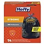 Hefty 30 Gallon Trash Bag, 30" x 33", Low Density, 1.1 mil, Black, 74 Bags/Box (PCTE85274)~#|#~E278B771-2D95-42AF-AD1EEE691A148400_sc7