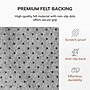 Anji Mountain Plush Bamboo Carpet & Hard Floor Chair Mat, 42" x 48", Dark Cherry (AMB0500-1011)~#|#~E27A978B-3100-41F4-8F868DAC7B2A8CC9_sc7