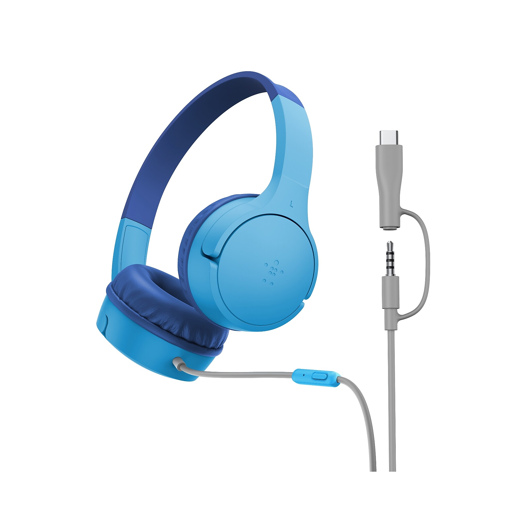 Belkin SoundForm Mini On-Ear Headphones for Kids, Blue (AUD010fqBL-S) Sansujyuku sansujyuku.com