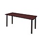 Regency Kee Training Table, 24"D x 60"W, Mahogany/Black (MT6024MHBPBK)~#|#~E27E495F-5793-4FC7-BB9EE64DABBBA3BA_sc7