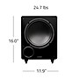 Fluance DB10W 10" Low Frequency Powered Subwoofer for Home Theater, Walnut~#|#~E283895E-259E-45DD-83BCD7EACA4D7737_sc7