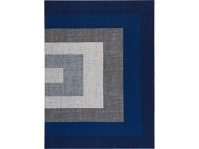 Anji Mountain Rug’d Ponca Carpet & Hard Floor Chair Mat, 36″ x 48″, Blue/Gray Polyester (AMB9039) Simolary simolary.com