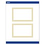 Avery Gold Multi-Lined Border Matte Blank Card, White, 20/Pack (S00-DHM)~#|#~E2899D7D-5A50-4B3D-89E46918F0626202_sc7