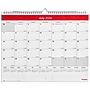 2024-2025 Staples 15" x 12" Academic Monthly Wall Calendar, Red/White  (ST54278-23)~#|#~E289E79F-E301-4EC2-9799C8BA96351D5A_sc7