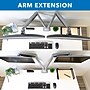 Mount-lt! Height Adjustable Dual Monitor Desk Mount With Gas Spring Arms, Holds 13" to 32" Monitors, Silver (MI-1772)~#|#~E28D1388-1341-4507-8B09B36771004469_sc7