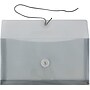 JAM Paper Premium Plastic Filing Envelope with Button & String Closure, 5 1/4" x 10", Gray, 3/Pack (921B1SMX3)~#|#~E2921340-42BE-4A3F-A481F0FF96827565_sc7