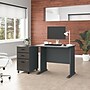 Bush Business Furniture Cubix 36W Desk with Mobile File Cabinet, Slate/White Spectrum (SRA024SLSU)~#|#~E29598EF-34C6-47E1-80552340B8684392_sc7
