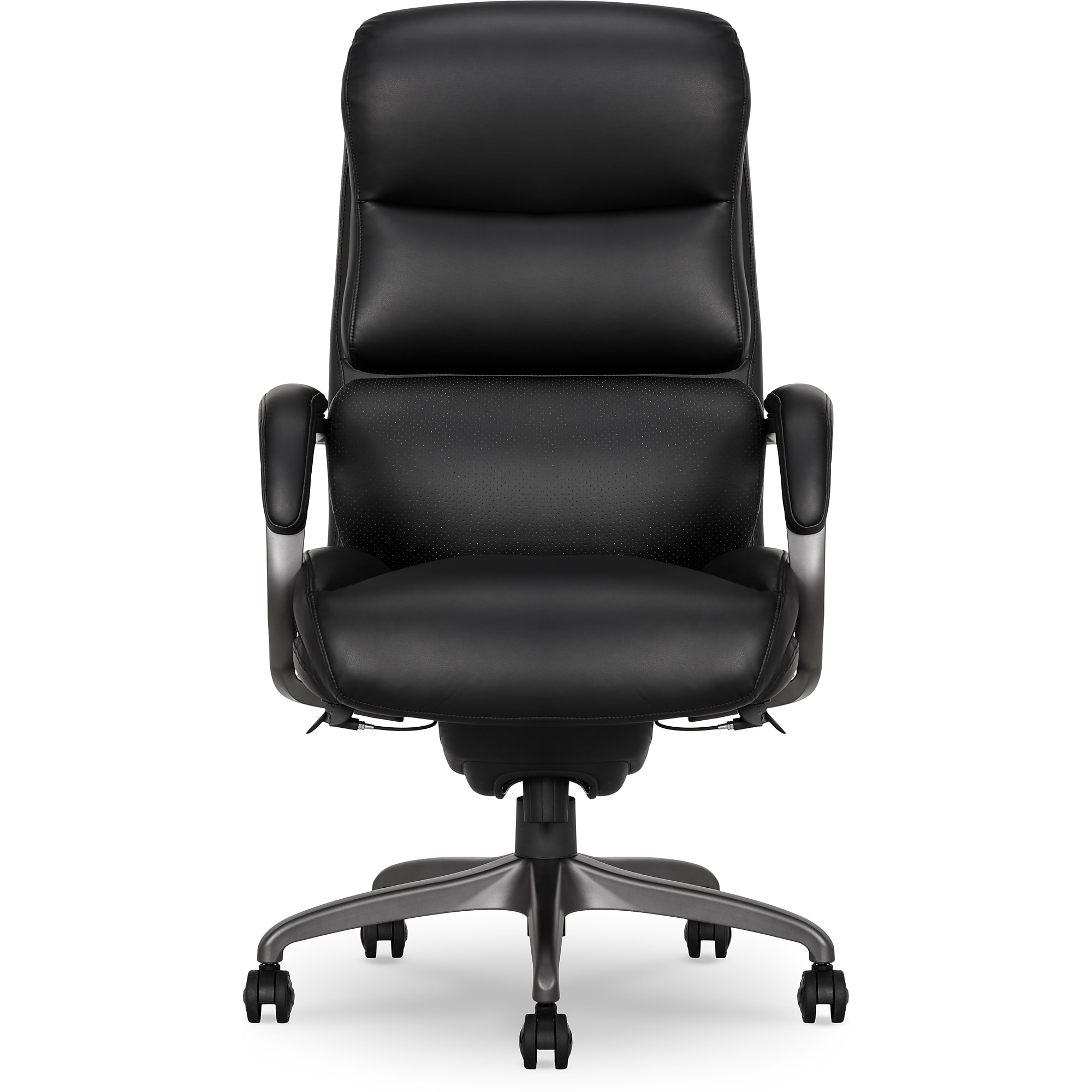 La-Z-Boy Aberdeen Ergonomic Bonded Leather Swivel Executive Chair, Black (51545-BLK) Sansujyuku sansujyuku.com