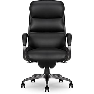 La-Z-Boy Bradley Bonded Leather Executive Chair, Black La-Z-Boy Bradley Bonded Leather Executive Chair, Black