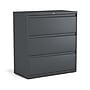 Staples 3-Drawer Lateral File Cabinet, Letter/Legal Size, Lockable, 40.25"H x 36"W x 18.63"D, Charcoal (60947/20885)~#|#~E2A2A4DA-DFE5-4E6D-B15D49C042BC7BA7_sc7