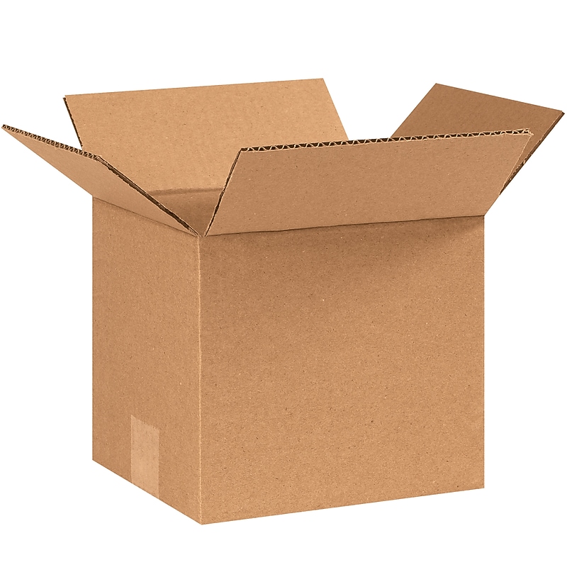 8" x 7" x 7" Shipping Boxes, 32 ECT, Brown, 25/Bundle (877) image 1