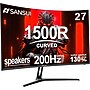 Sansui G27C1FK 27" Curved 200Hz AMD Free-Sync VA Gaming Monitor, Black~#|#~E2A47718-2223-4B14-8F48080EBD543783_sc7