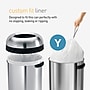 simplehuman Code Y 30 Gallon Trash Bags, 28.7" x 40", Low Density, 1.8 mil, White, 200 Total Bags (CW0404)~#|#~E2A50BFA-3CA5-498A-A0ED514EBFF52637_sc7