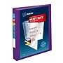 Avery Heavy Duty 1" 3-Ring View Binders, One Touch EZD Ring, Purple (79771)~#|#~E2AB9BF1-D257-4D4D-92BDEAD42EC76409_sc7