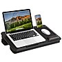 LapGear Elevation Pro 15 21" x 12" x 2.4" Lap Desk, Black Carbon (88008)~#|#~E2AE5BFA-207A-472A-B24651CDB33913F4_sc7