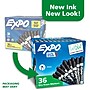 Expo Dry Erase Markers, Chisel Tip, Black, 36/Pack (1920940)~#|#~E2AF38D6-118A-4302-9C685A1584AB42CF_sc7