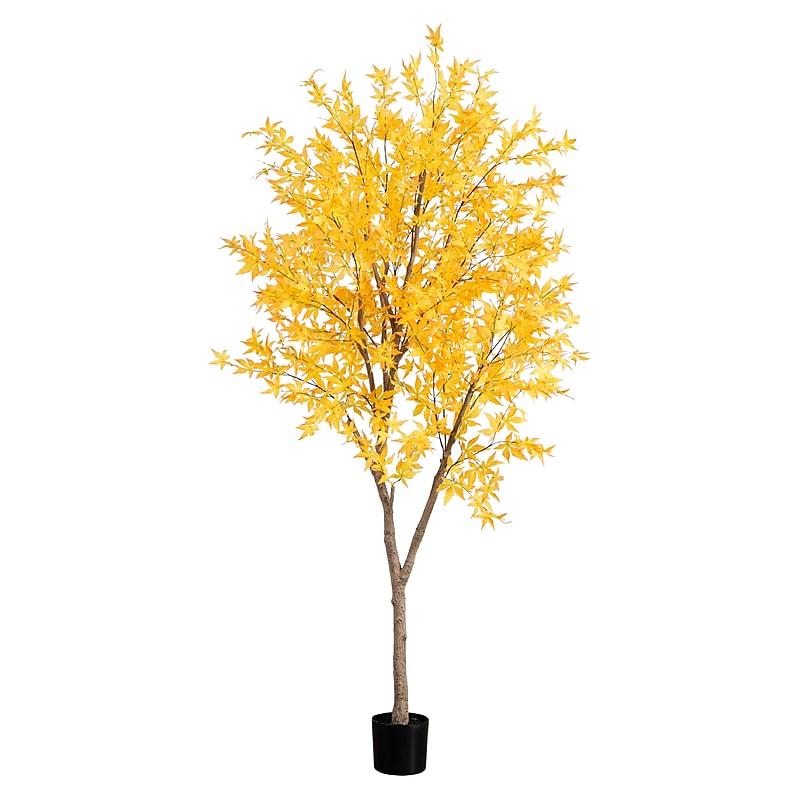 Nearly Natural 8' Autumn Maple Artificial Fall Tree (T4811) image 1