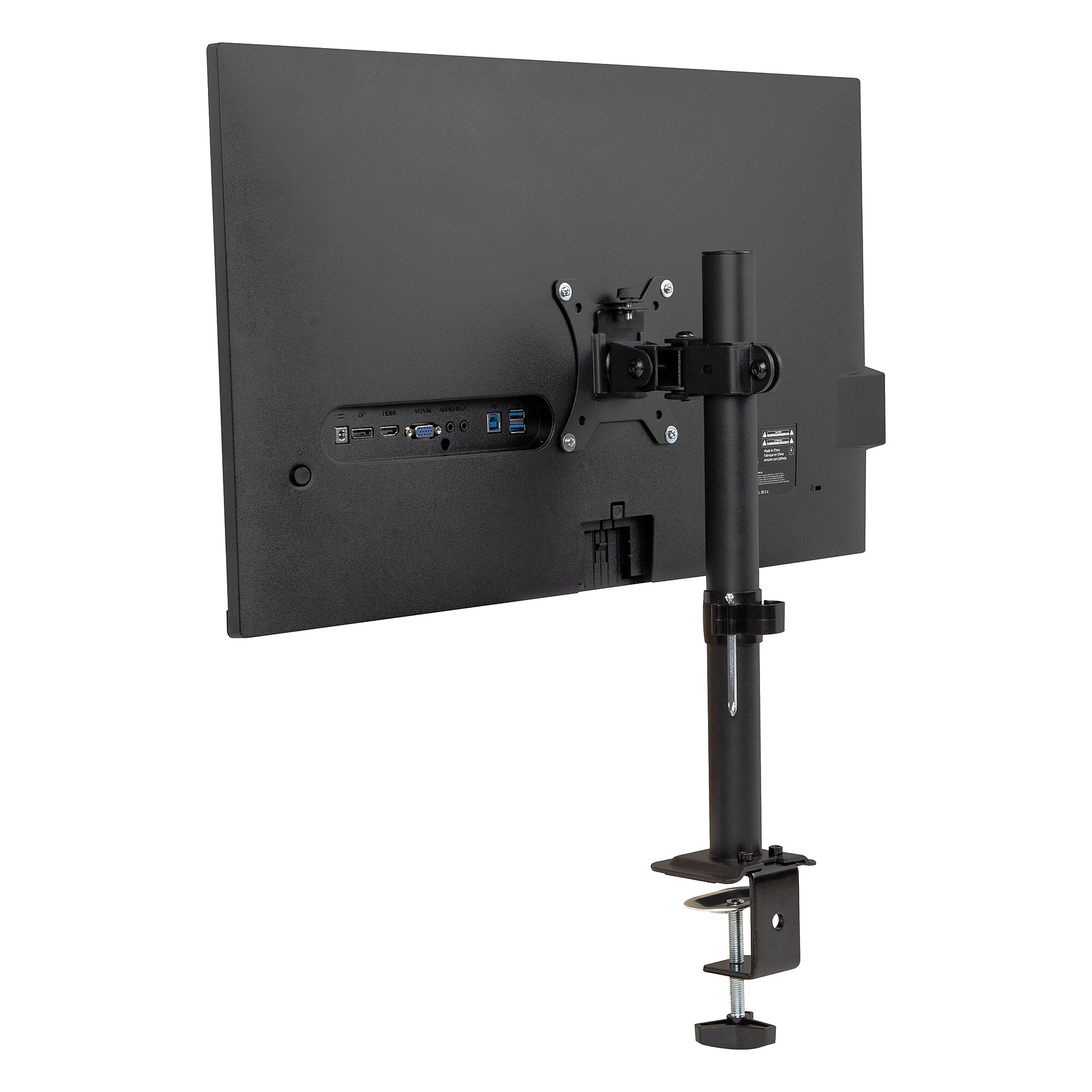 Mind Reader Adjustable Desk Mount for 13″- 32″ Monitors, Black (ARMON-BLK) Simolary simolary.com