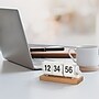 La Crosse Clock Rollins Mechanical White Flip Analog Quartz Tabletop Clock (536-526W)~#|#~E2B151B2-C2DE-4A78-9D6CC66480110A12_sc7