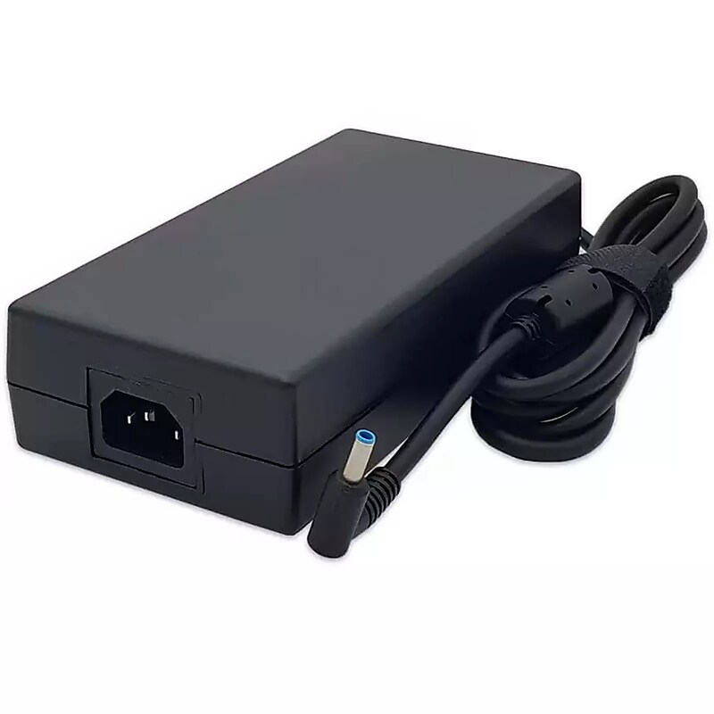 BTI 200W Slim Laptop Adapter & Charger for HP Omen/Pavilion/ZBook Laptop, Black (835888-001-BTI) image 1