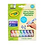 Crayola Washable Water-Based Marker, Crush Resistant Tip, Assorted Colors, 8/Pack (81-1548)~#|#~E2B6F160-5478-49D1-9DE71B796742C747_sc7