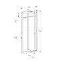 Monarch Specialties Inc. Coat Tree, White, Metal (I 2151) ~#|#~E2B7D91B-1A82-45B9-A366287EE5817C65_sc7
