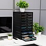 Mind Reader Storage Drawer, 10 Drawers, Metal, Black (10CABMESH-BLK)~#|#~E2BB76DC-CD9D-455F-8396717A777775C0_sc7