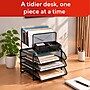 TRU RED™ All-In-One 10-Compartment Wire Mesh Compartment Storage, Matte Black (TR57530)~#|#~E2BD10C4-9117-4C96-AC6B7AF75B49C1B0_sc7