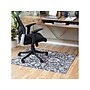 Anji Mountain Rug'd Robin Carpet & Hard Floor Chair Mat, 36" x 48", Gray/Orange (AMB9018)~#|#~E2C09B5D-88B3-44E0-B7FD78383A3F3BE9_sc7