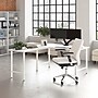 Bush Business Furniture Hustle 60W x 30D Computer Desk with Metal Legs, White (HUD160WH)~#|#~E2C349E3-E63C-4D56-BF0E55324797E443_sc7