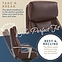 La-Z-Boy Alton Ergonomic Bonded Leather Swivel Executive Chair, Brown (51544-BRN)~#|#~E2C352AD-7412-43C9-BB812B16D740C9AB_sc7
