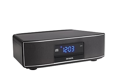 Aiwa Exos Wireless Bluetooth Home Bedroom Speaker, Black (AI6006-BLK-T35-2) Sansujyuku sansujyuku.com