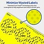 Avery Laser/Inkjet Round Multipurpose Labels, 2.5" Dia., Neon Yellow, 360/Pack (94502)~#|#~E2C52193-A5D2-4D86-9560FBA55B270E95_sc7