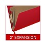 Medical Arts Press Pressboard Classification Folder, 2 Dividers, 2" Expansion, Legal Size, Deep Red, 10/Box (DV-T52-26-3DRD)~#|#~E2C5E7C0-91D6-47B5-99181330D852A150_sc7