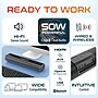 Delton SB380 SB380 50-Watt Bluetooth Computer Soundbar, Black (DSB380)~#|#~E2CC751C-383E-4F2B-A9C8FAC0F667990B_sc7